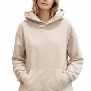 AzurFit Beige Hoodie Pullover Sweatshirt Size L